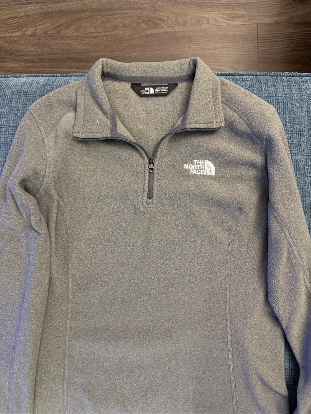 The North Face Gray lightweight Fleece Pullover